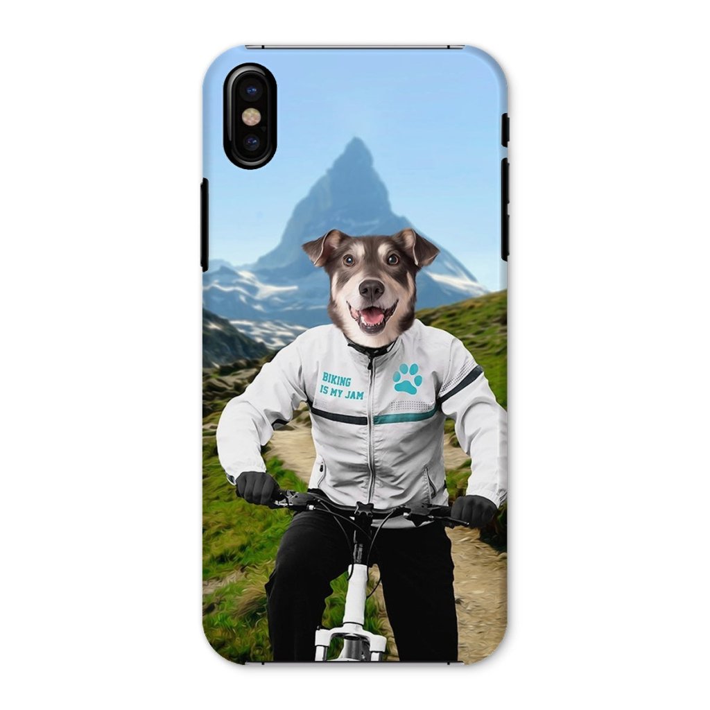 Pet Portraits | The Mountain Biking: Custom Pet Snap Phone Case | Paw & Glory