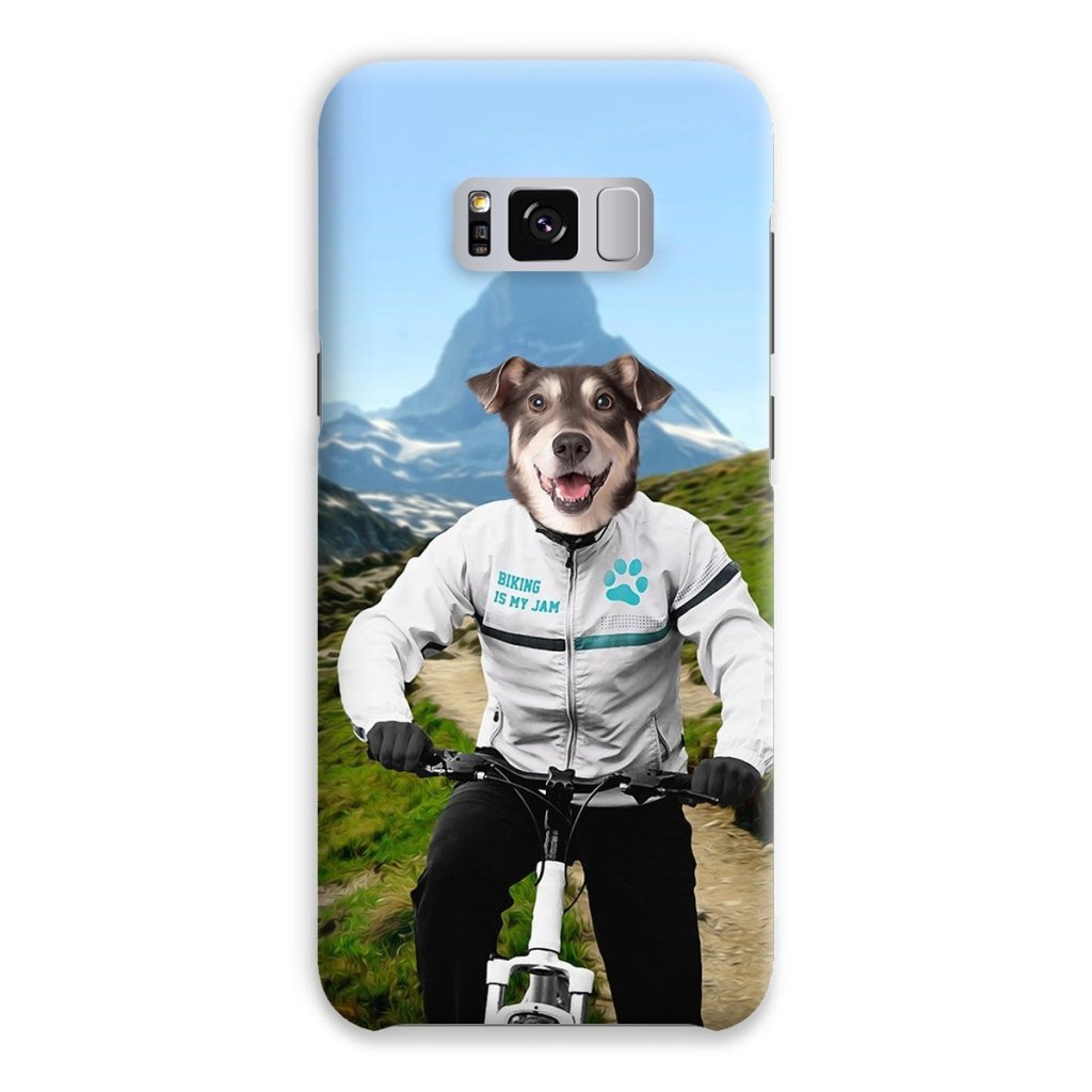 Pet Portraits | The Mountain Biking: Custom Pet Snap Phone Case | Paw & Glory