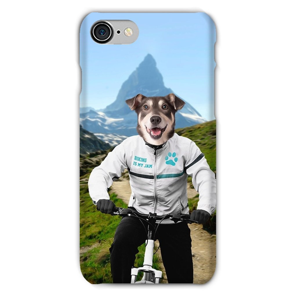 Pet Portraits | The Mountain Biking: Custom Pet Snap Phone Case | Paw & Glory
