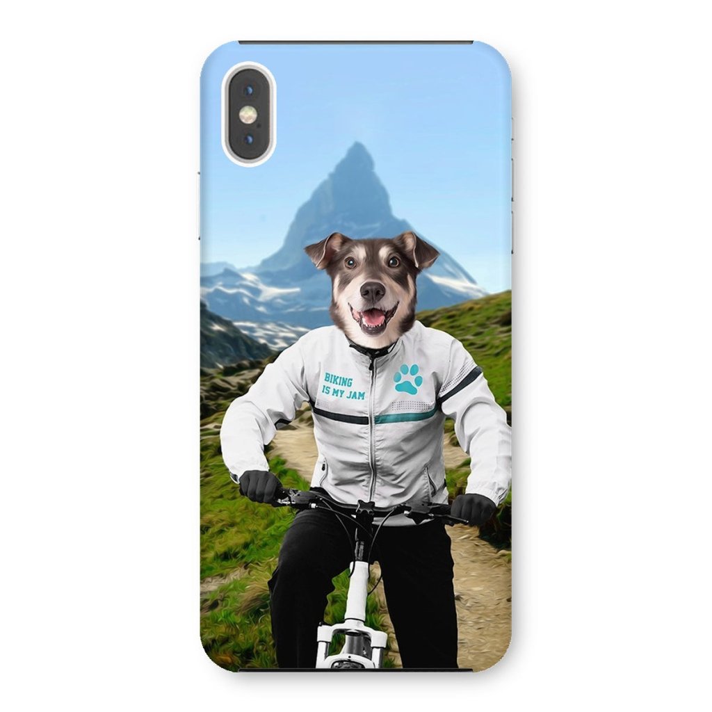 Pet Portraits | The Mountain Biking: Custom Pet Snap Phone Case | Paw & Glory