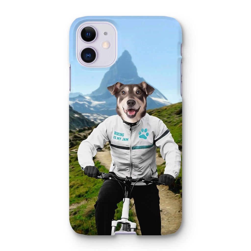 Pet Portraits | The Mountain Biking: Custom Pet Snap Phone Case | Paw & Glory