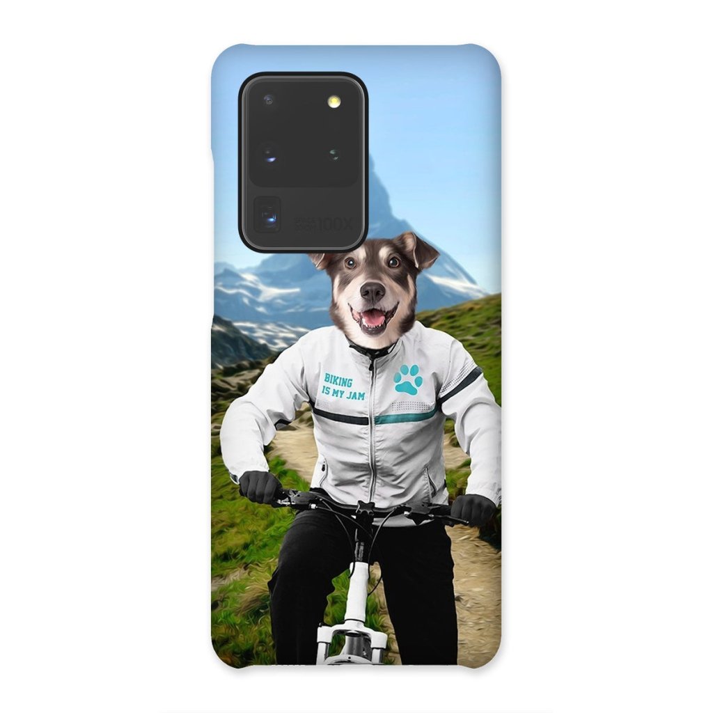 Pet Portraits | The Mountain Biking: Custom Pet Snap Phone Case | Paw & Glory