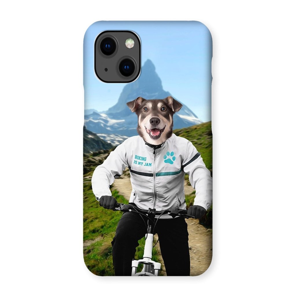 Pet Portraits | The Mountain Biking: Custom Pet Snap Phone Case | Paw & Glory
