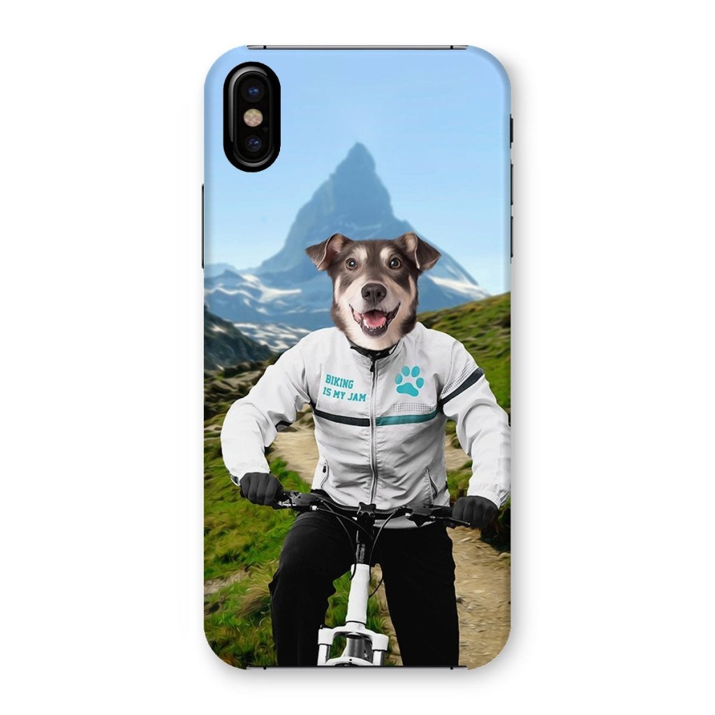 Pet Portraits | The Mountain Biking: Custom Pet Snap Phone Case | Paw & Glory