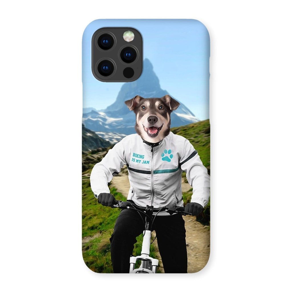 Pet Portraits | The Mountain Biking: Custom Pet Snap Phone Case | Paw & Glory