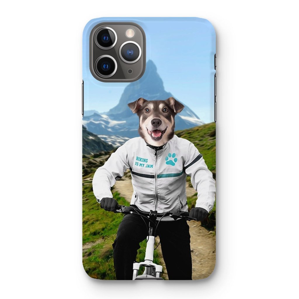 Pet Portraits | The Mountain Biking: Custom Pet Snap Phone Case | Paw & Glory