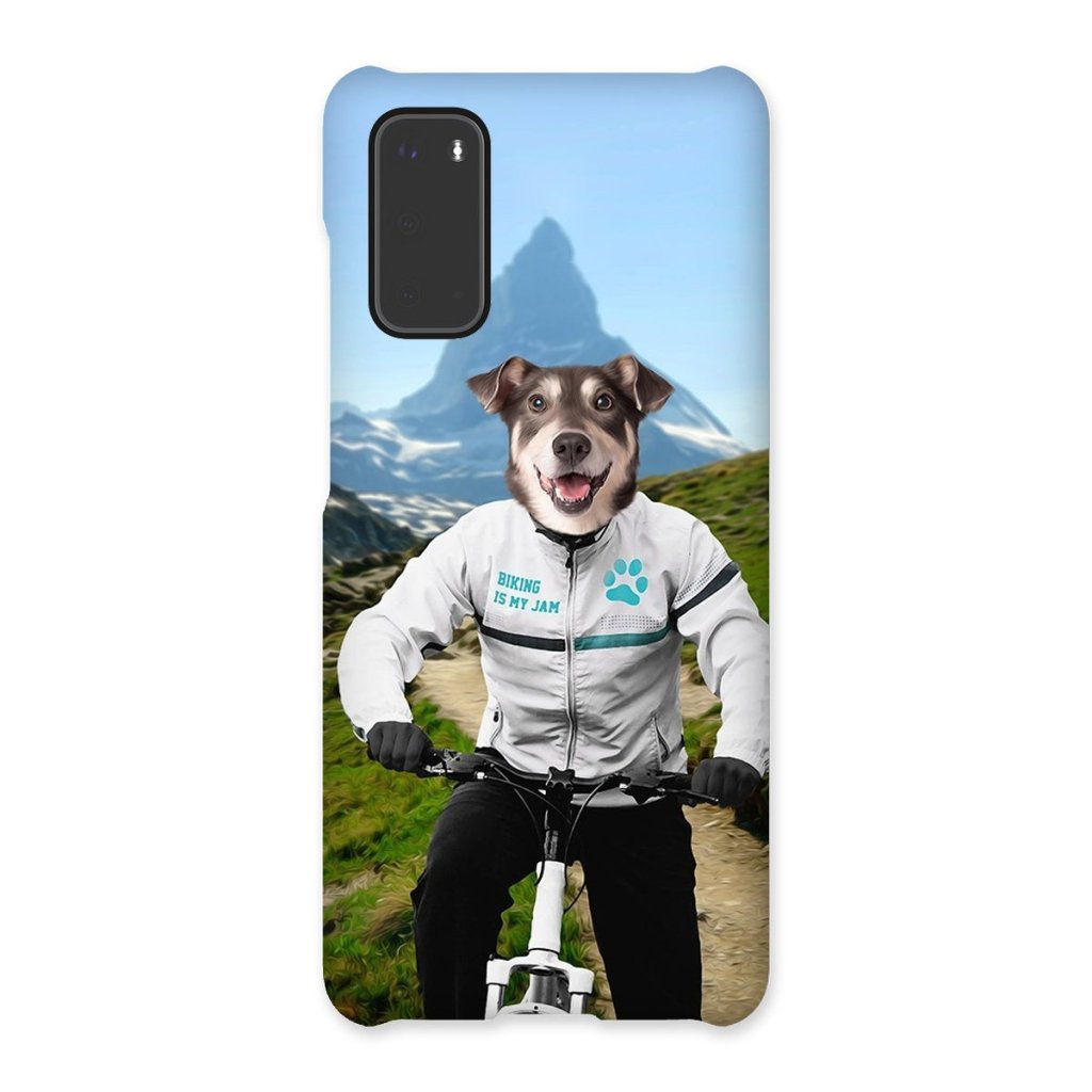 Pet Portraits | The Mountain Biking: Custom Pet Snap Phone Case | Paw & Glory