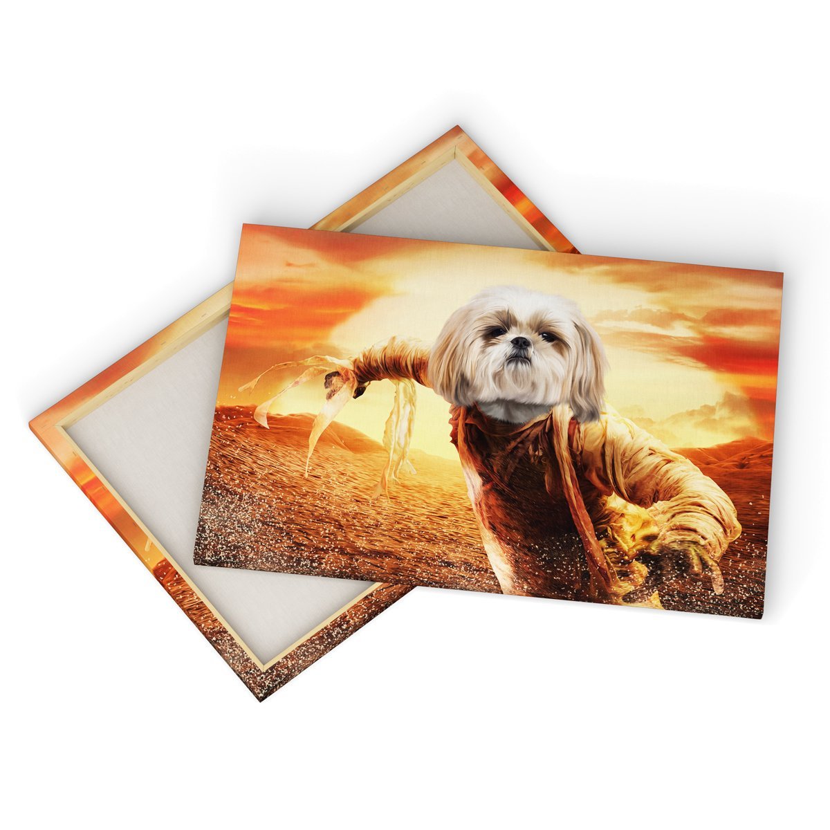 Pet Portraits | The Mummy: Custom Pet Canvas | Paw & Glory