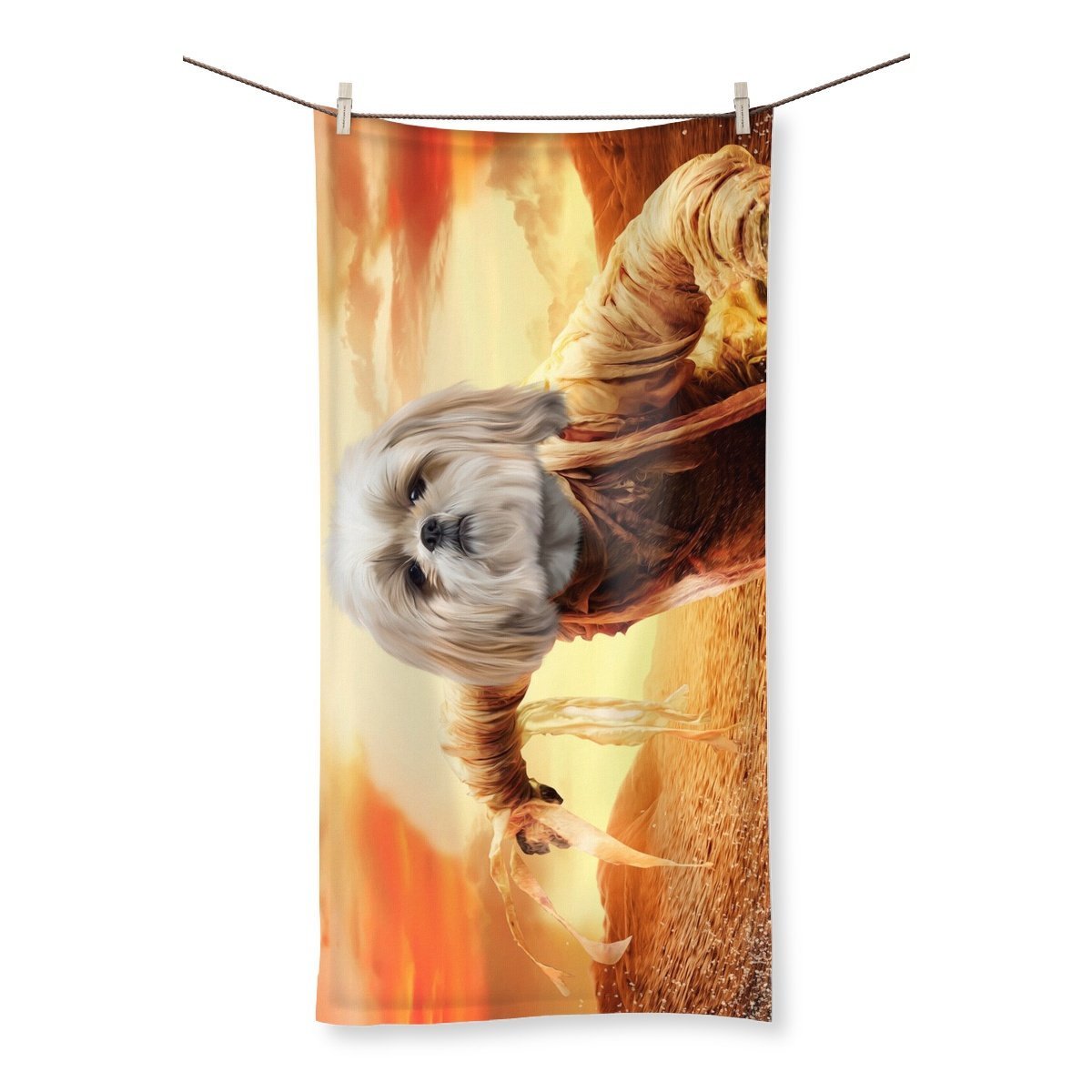 Pet Portraits | The Mummy: Custom Pet Towel | Paw & Glory