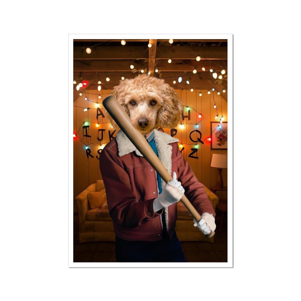 Pet Portraits | The Nancy (Stranger Things Inspired): Custom Pet Portrait | Paw & Glory