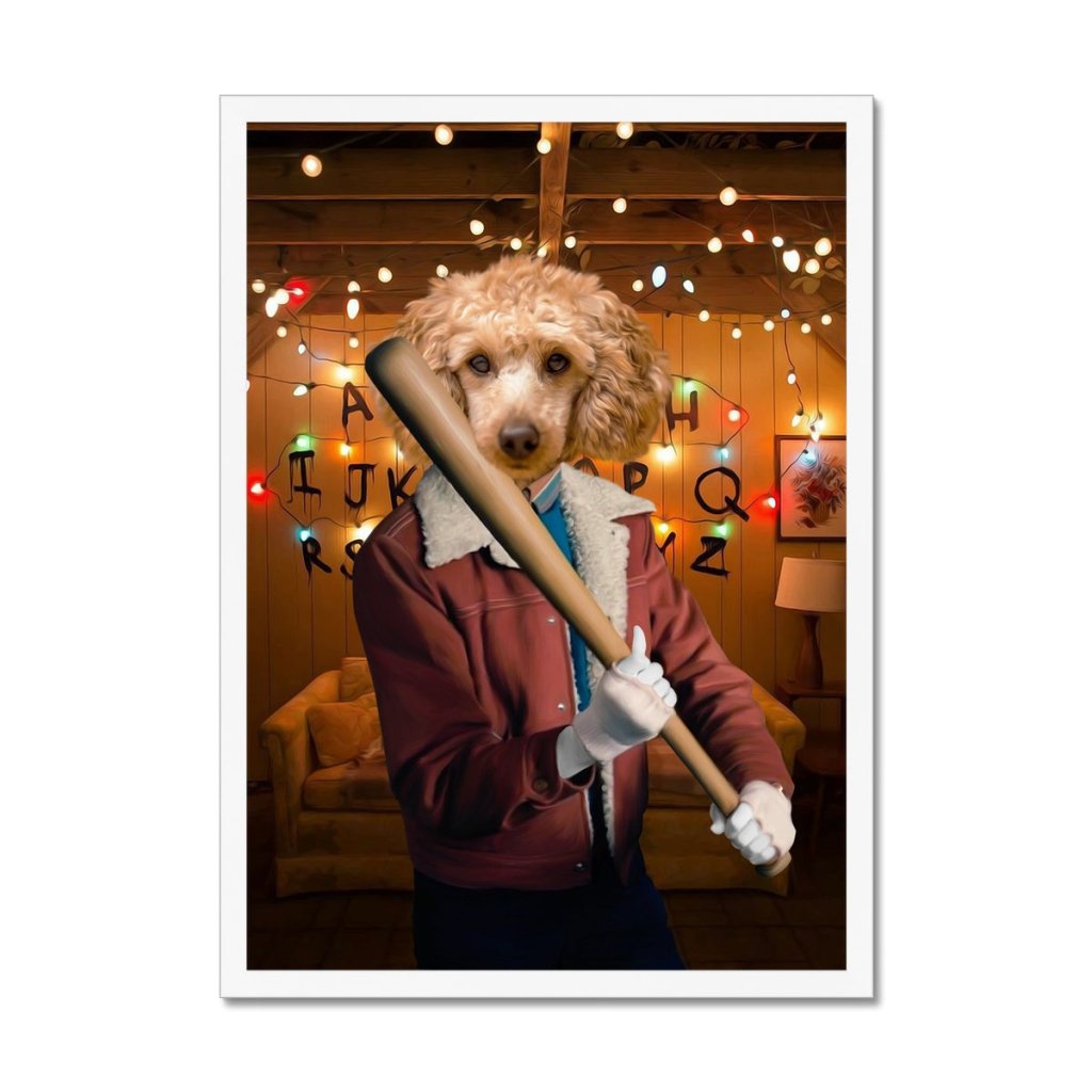 Pet Portraits | The Nancy (Stranger Things Inspired): Custom Pet Portrait | Paw & Glory