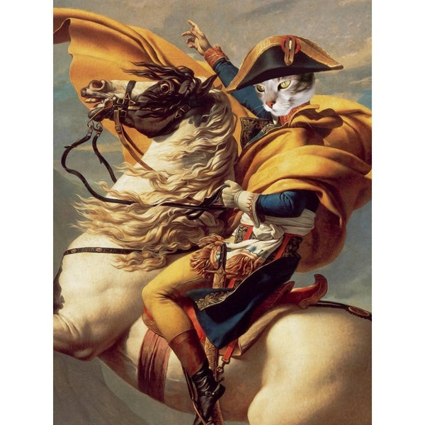 The Napoleon: Custom Digital Download Pet Portrait | royal pet portrait | Paw & Glory