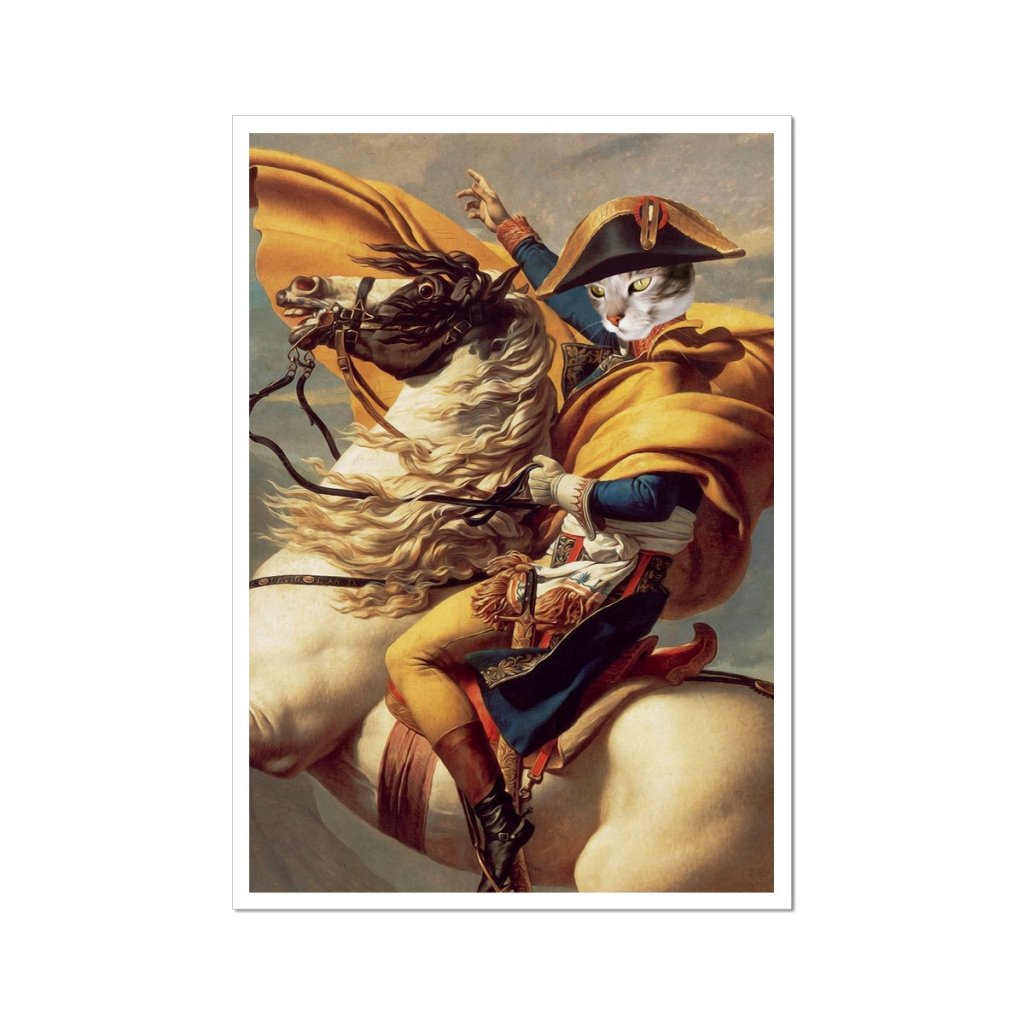Pet Portraits | The Napoleon: Custom Pet Poster | Paw & Glory