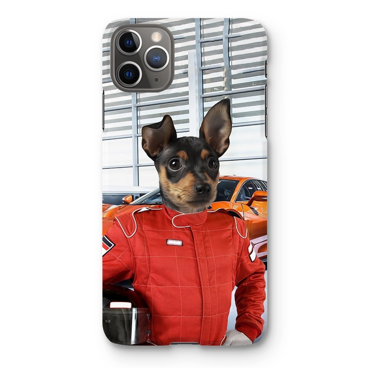 Pet Portraits | The Nascar Racer: Custom Pet Phone Case | Paw & Glory