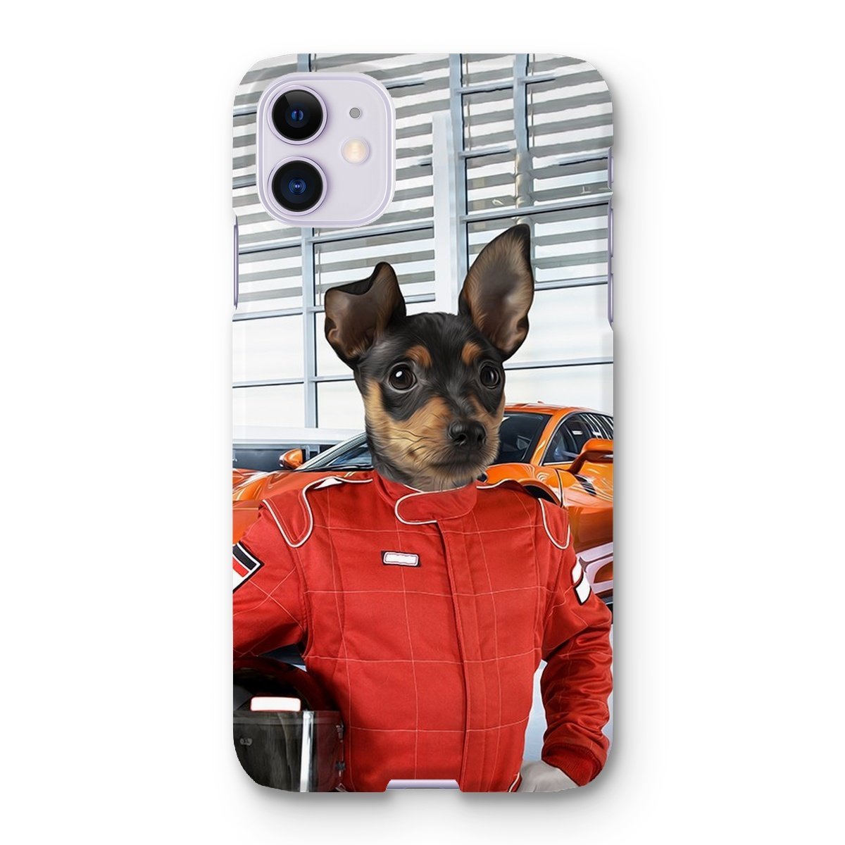 Pet Portraits | The Nascar Racer: Custom Pet Phone Case | Paw & Glory