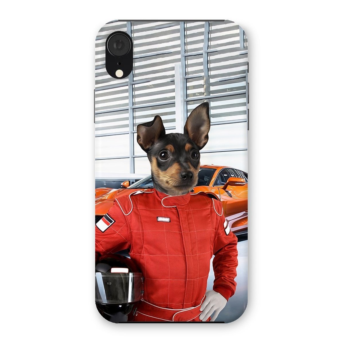 Pet Portraits | The Nascar Racer: Custom Pet Phone Case | Paw & Glory