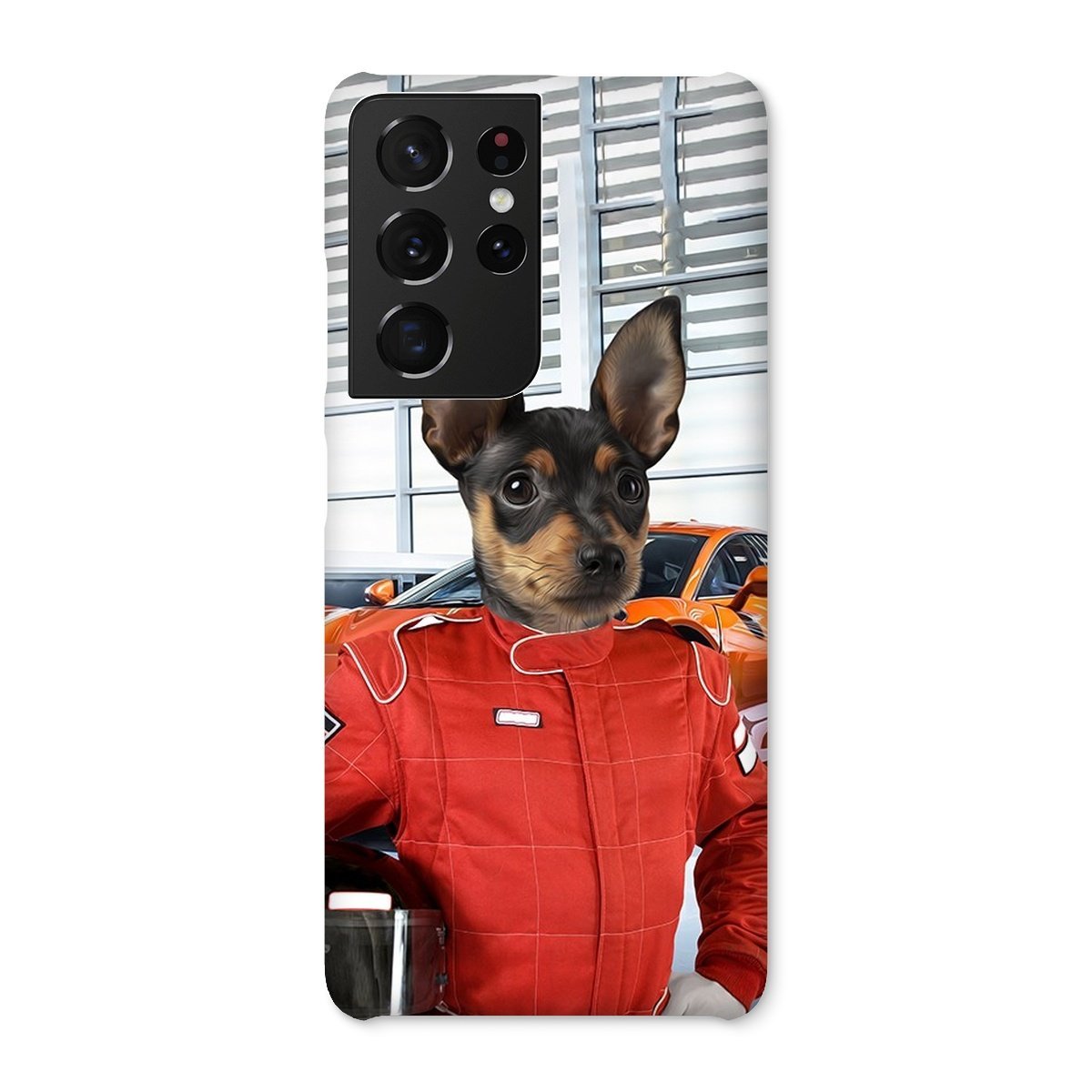 Pet Portraits | The Nascar Racer: Custom Pet Phone Case | Paw & Glory