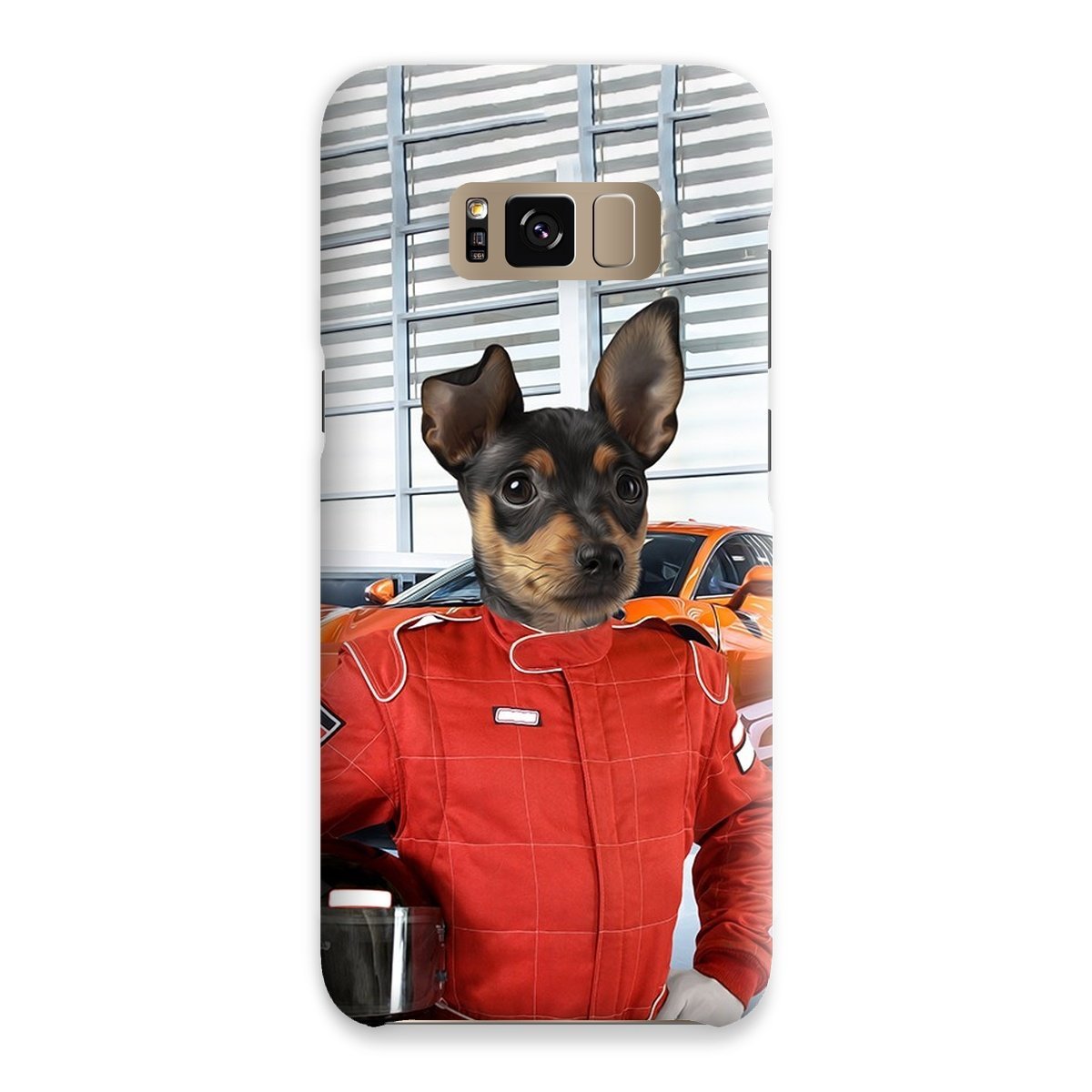 Pet Portraits | The Nascar Racer: Custom Pet Phone Case | Paw & Glory