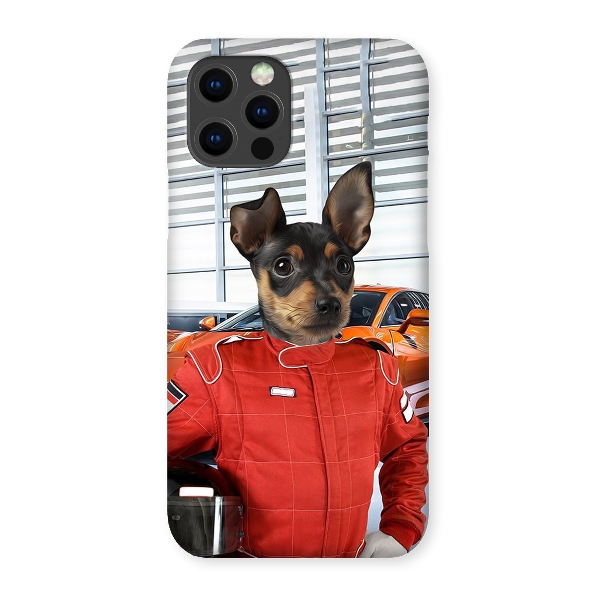 Pet Portraits | The Nascar Racer: Custom Pet Phone Case | Paw & Glory