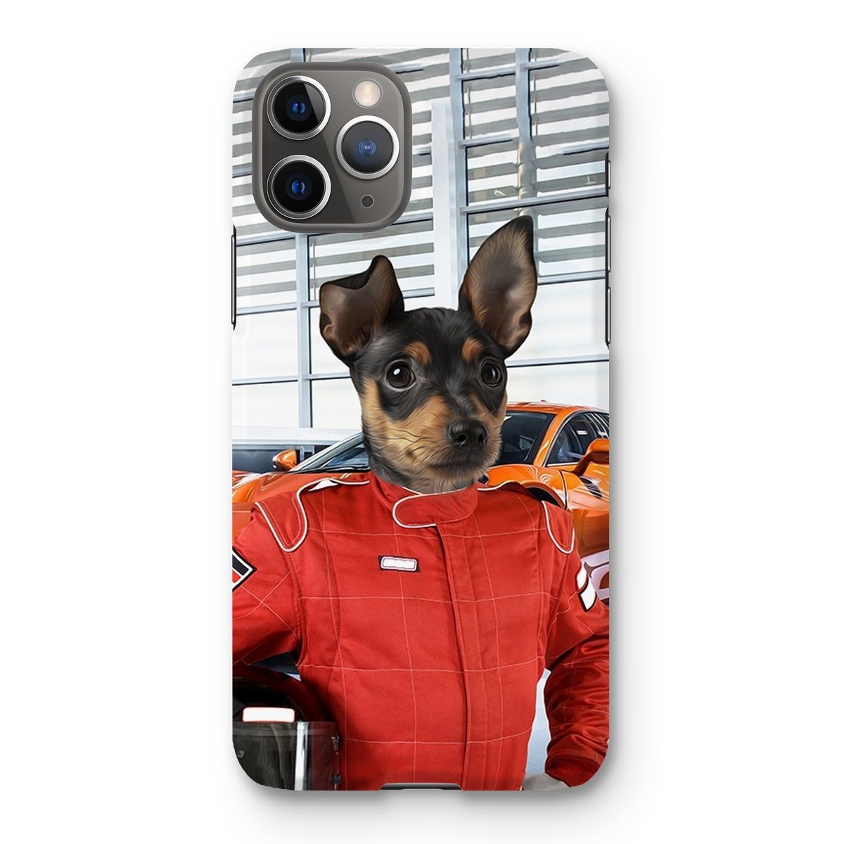 Pet Portraits | The Nascar Racer: Custom Pet Phone Case | Paw & Glory