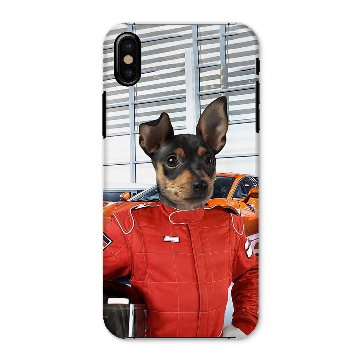 Pet Portraits | The Nascar Racer: Custom Pet Phone Case | Paw & Glory