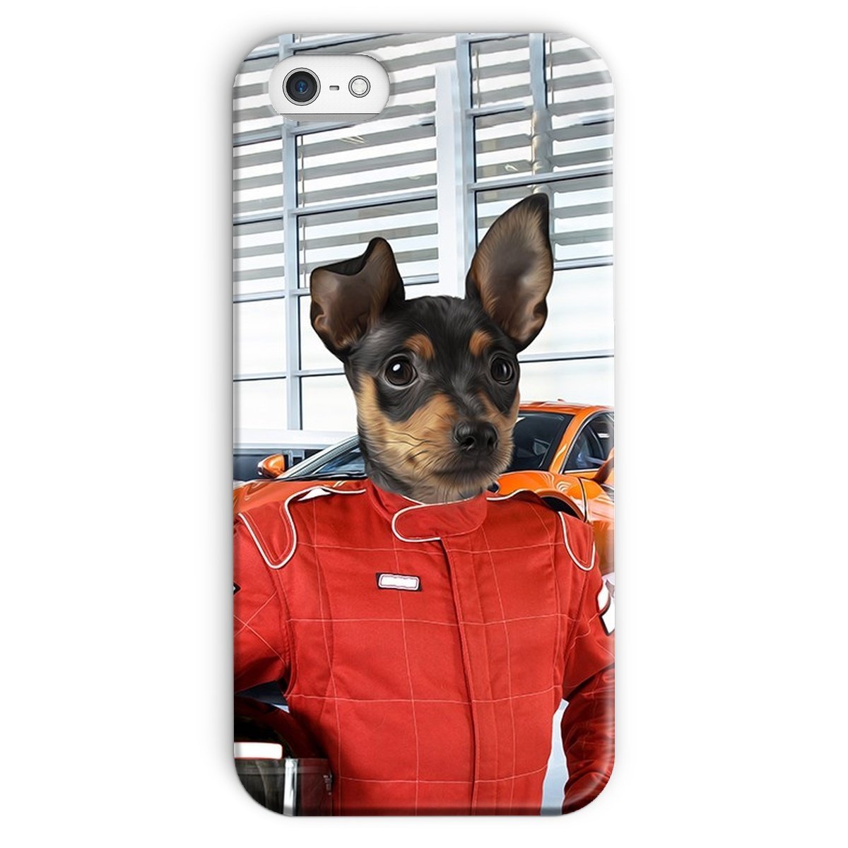Pet Portraits | The Nascar Racer: Custom Pet Phone Case | Paw & Glory