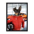 The Nascar Racer: Custom Pet Portrait