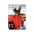 The Nascar Racer: Custom Pet Poster