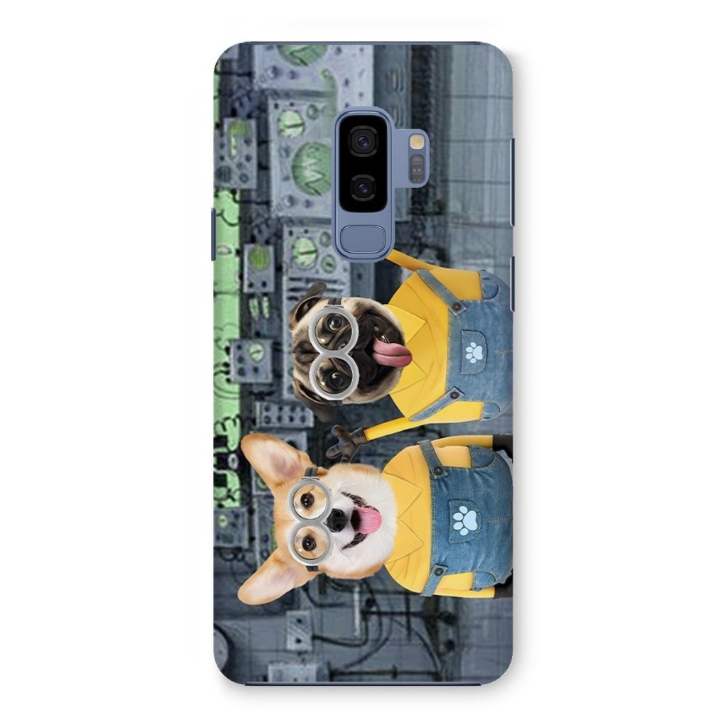 Pet Portraits | The Naughty Duo (Minions Inspired): Custom Pet Phone Case | Paw & Glory