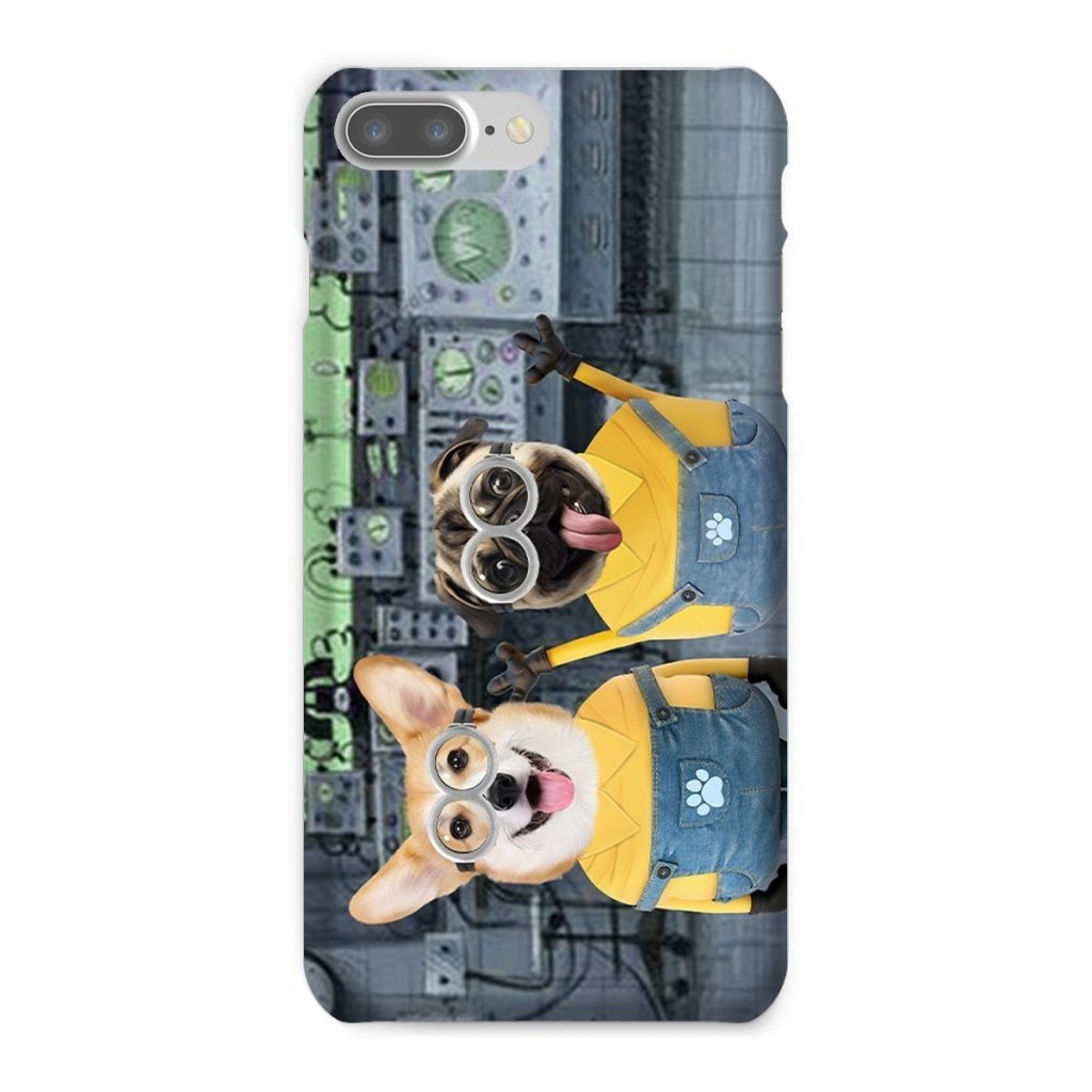 Pet Portraits | The Naughty Duo (Minions Inspired): Custom Pet Phone Case | Paw & Glory