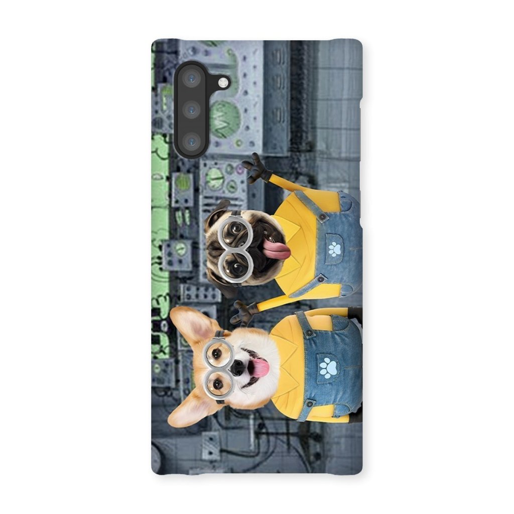 Pet Portraits | The Naughty Duo (Minions Inspired): Custom Pet Phone Case | Paw & Glory