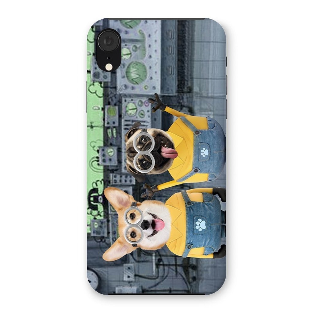 Pet Portraits | The Naughty Duo (Minions Inspired): Custom Pet Phone Case | Paw & Glory