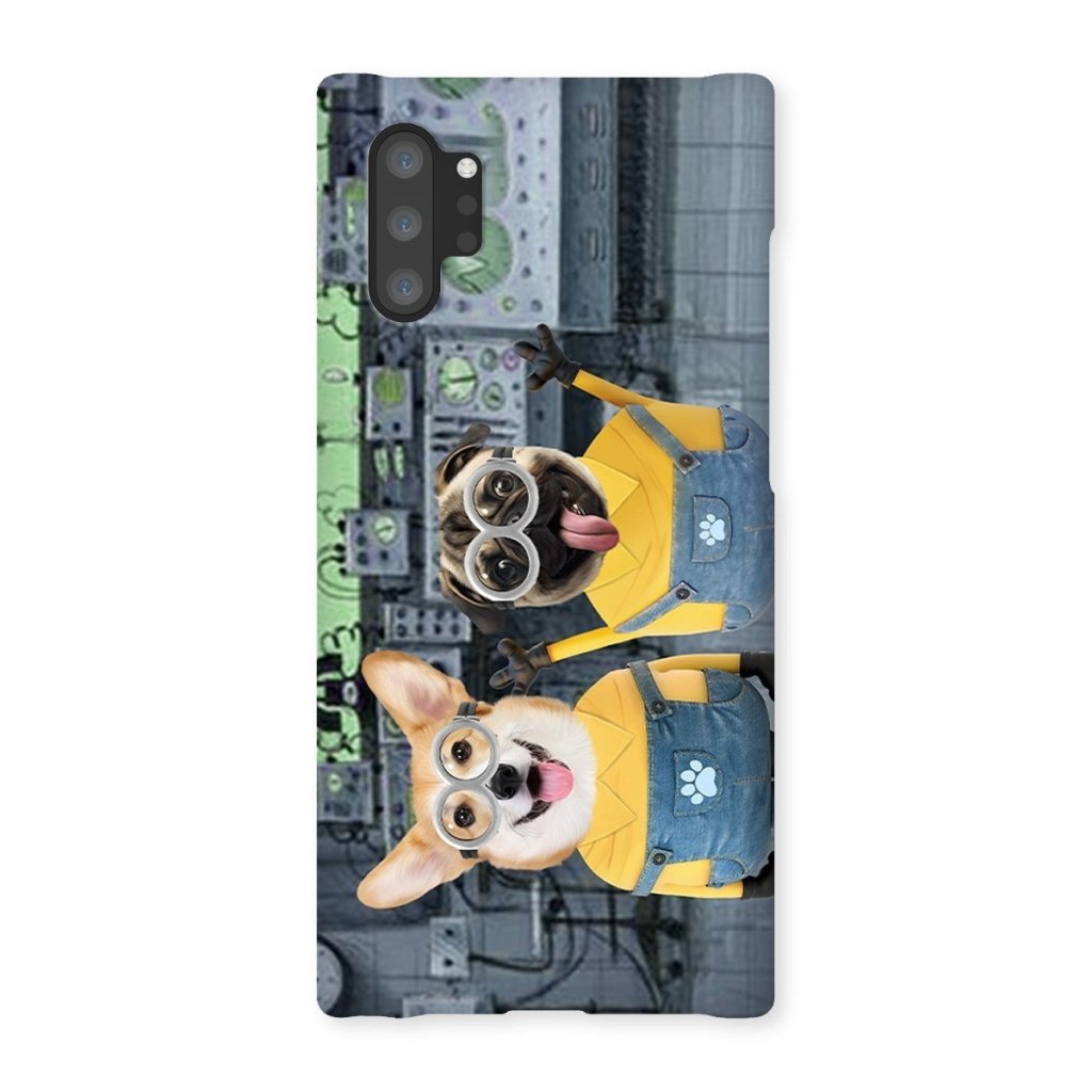 Pet Portraits | The Naughty Duo (Minions Inspired): Custom Pet Phone Case | Paw & Glory