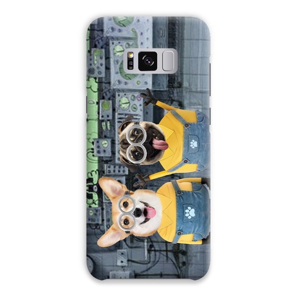 Pet Portraits | The Naughty Duo (Minions Inspired): Custom Pet Phone Case | Paw & Glory