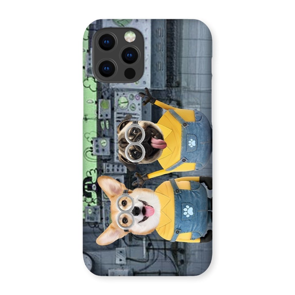 Pet Portraits | The Naughty Duo (Minions Inspired): Custom Pet Phone Case | Paw & Glory
