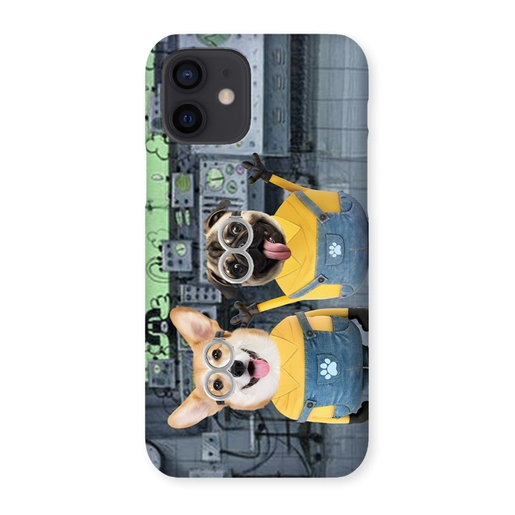 Pet Portraits | The Naughty Duo (Minions Inspired): Custom Pet Phone Case | Paw & Glory