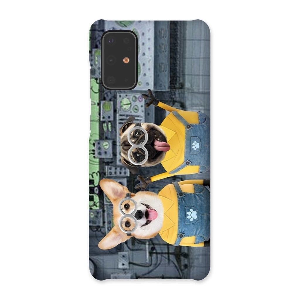 Pet Portraits | The Naughty Duo (Minions Inspired): Custom Pet Phone Case | Paw & Glory