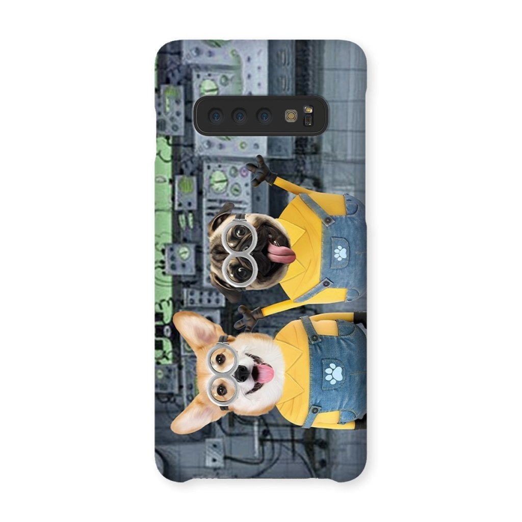 Pet Portraits | The Naughty Duo (Minions Inspired): Custom Pet Phone Case | Paw & Glory