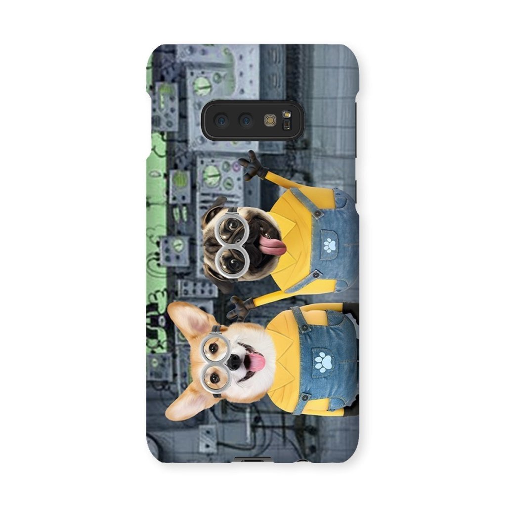 Pet Portraits | The Naughty Duo (Minions Inspired): Custom Pet Phone Case | Paw & Glory