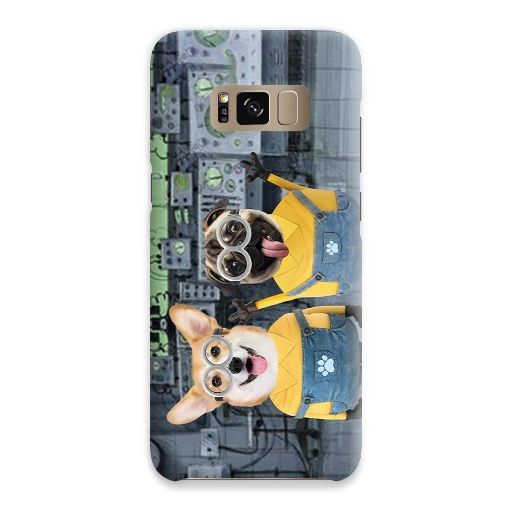 Pet Portraits | The Naughty Duo (Minions Inspired): Custom Pet Phone Case | Paw & Glory