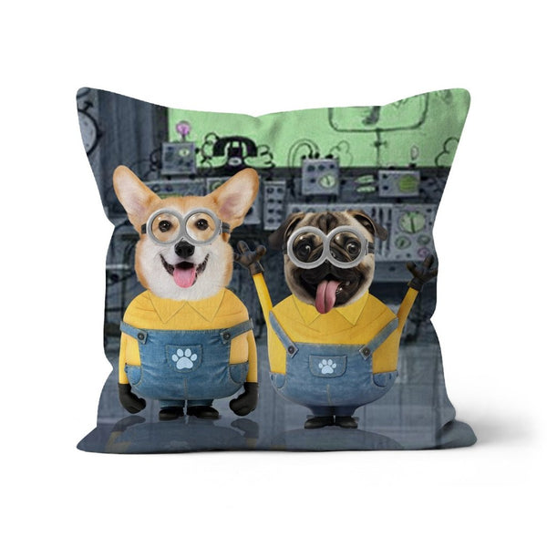 Cheeky Sidekick Duo Custom Pet Pillow | Personalised Pet Gift | Paw & Glory