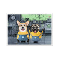 The Naughty Duo (Minions Inspired): Custom Pet Poster