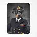 The Naval Chief: Custom Pet Blanket