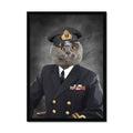 The Naval Chief: Custom Pet Portrait