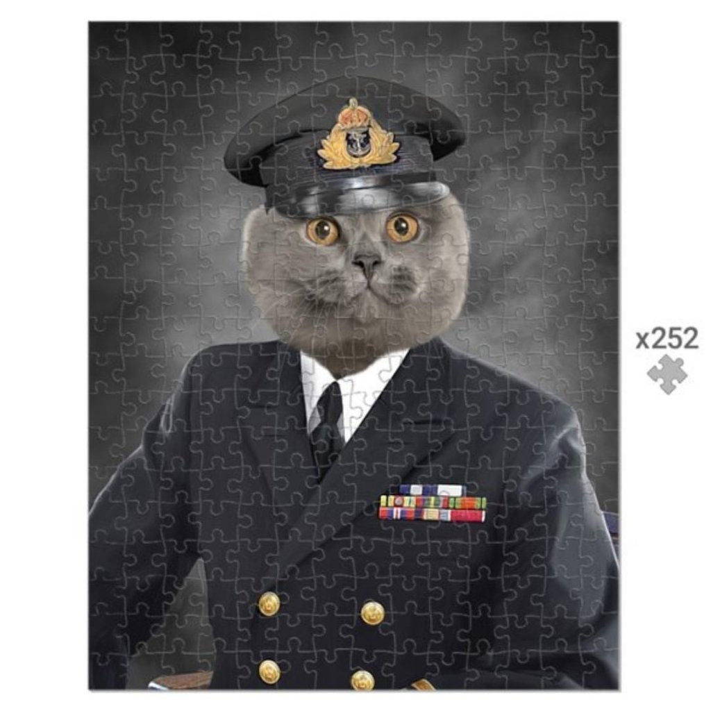 Pet Portraits | The Naval Chief: Custom Pet Puzzle | Paw & Glory