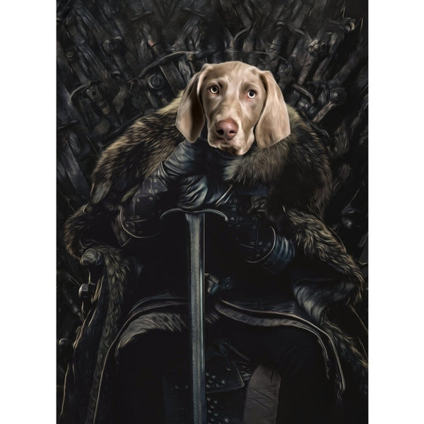 Ice Fantasy King Custom Digital Download Pet Portrait | Pet Portrait From Photo | Paw & Glory