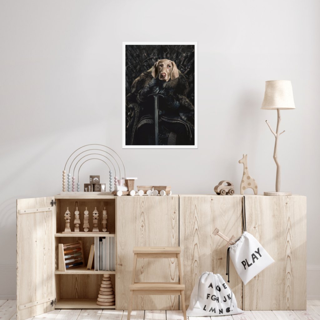 Pet Portraits | The Night King: Custom Pet Poster | Paw & Glory