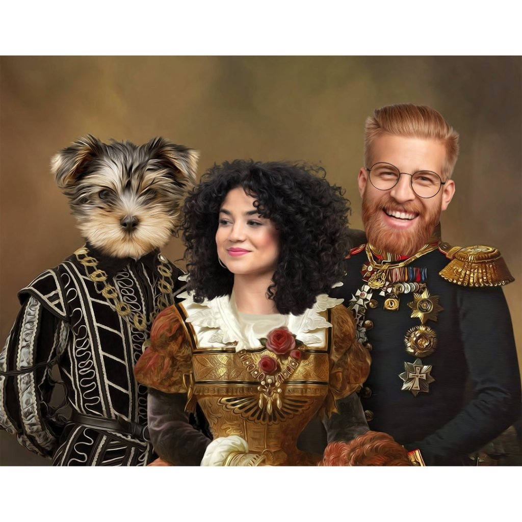 The Nobles: Custom Digital Download Pet Portrait - Paw & Glory - Dog Portraits - Pet Portraits