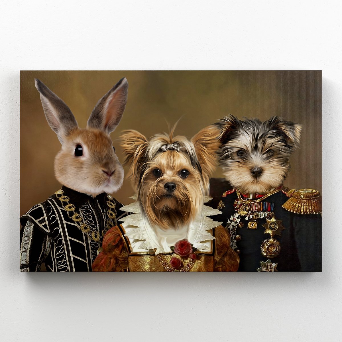 Pet Portraits | The Nobles: Custom Pet Canvas | Paw & Glory