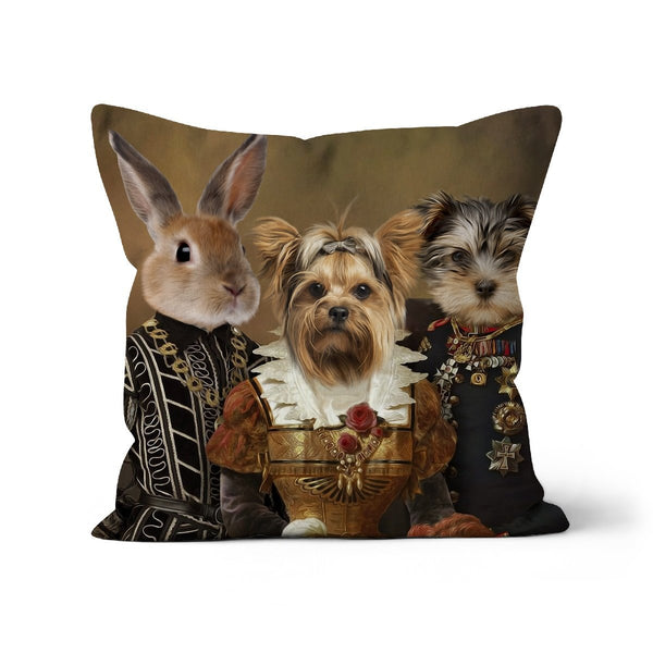 The Nobles: Custom Pet Pillow | royal pet portrait | Paw & Glory